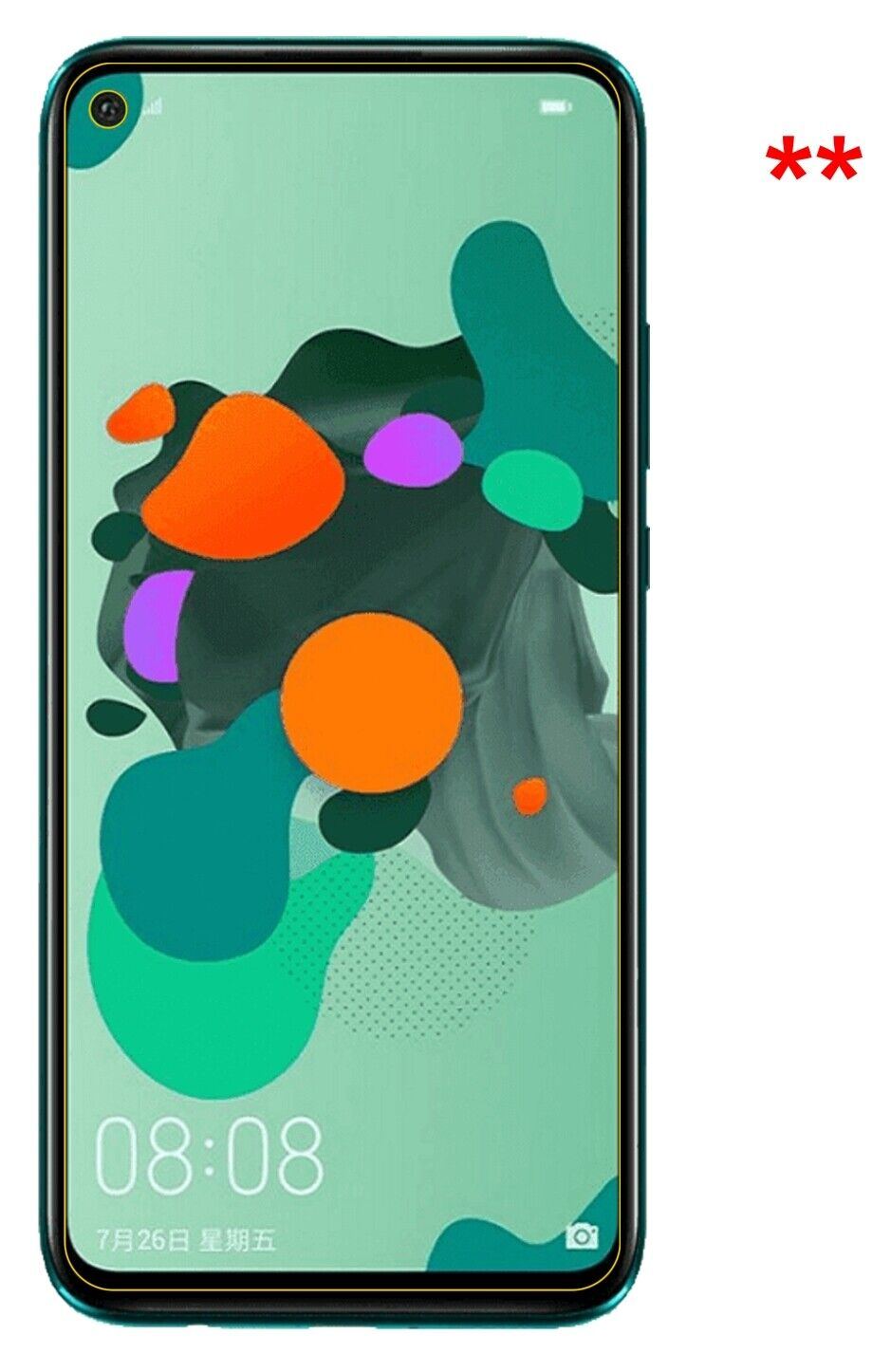 1x 9H Schutzfolie für Huawei nova 5z Panzerfolie