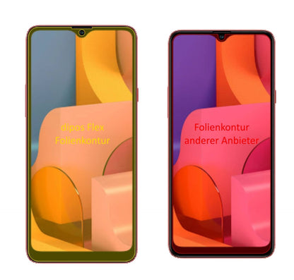 2x 3D Full Cover Schutzfolie für Samsung Galaxy A20s