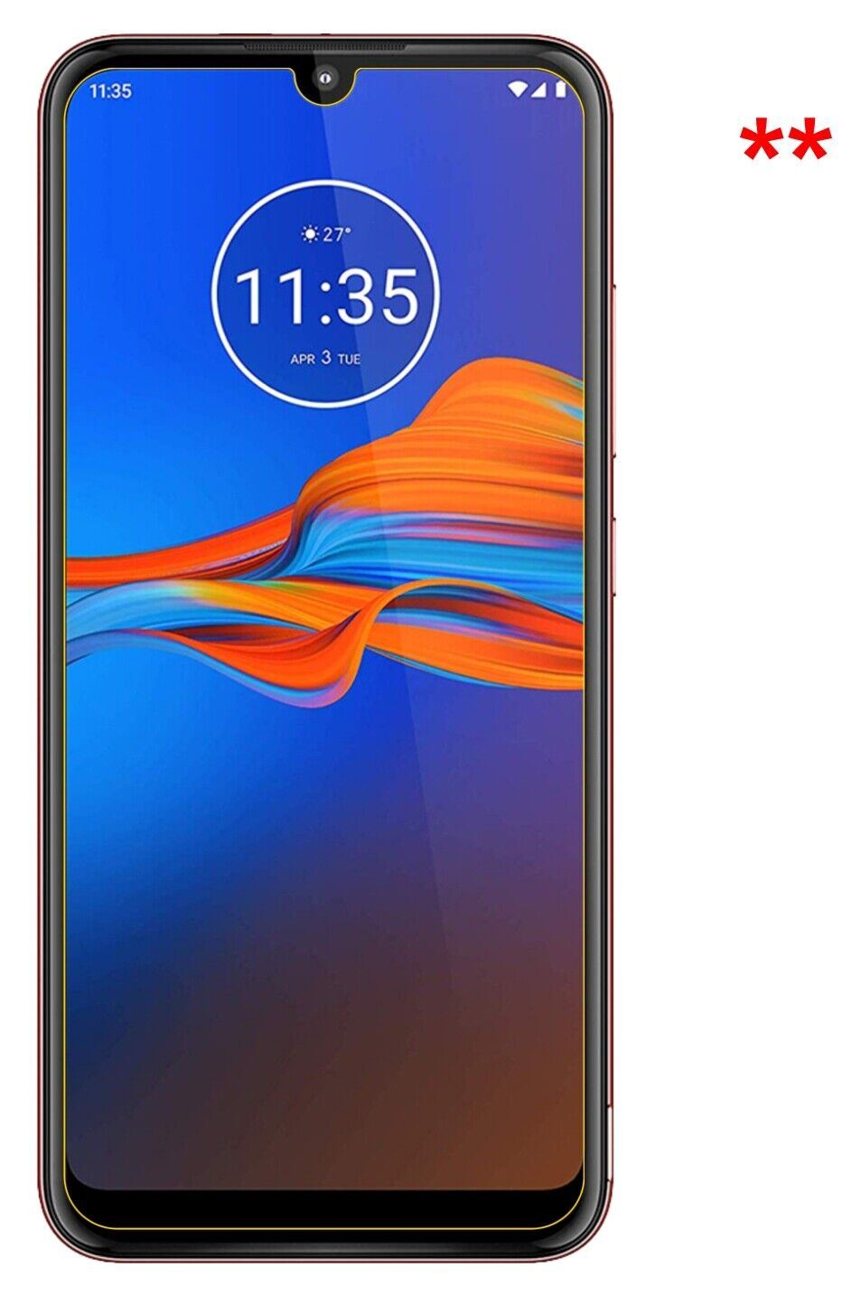 1x 9H Schutzfolie für Motorola Moto E6 Plus Panzerfolie