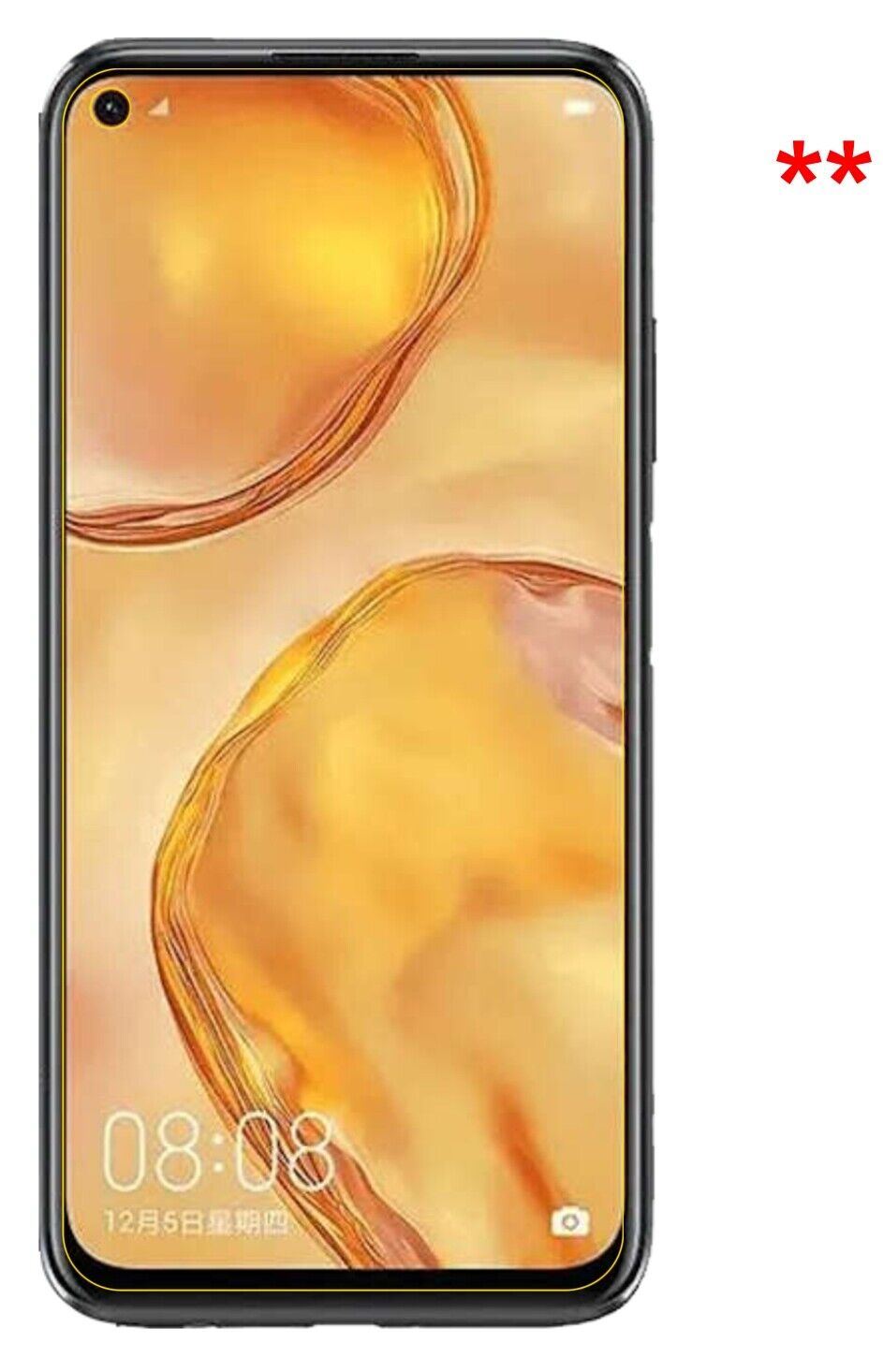1x 9H Schutzfolie matt für Huawei P40 Lite Panzerfolie