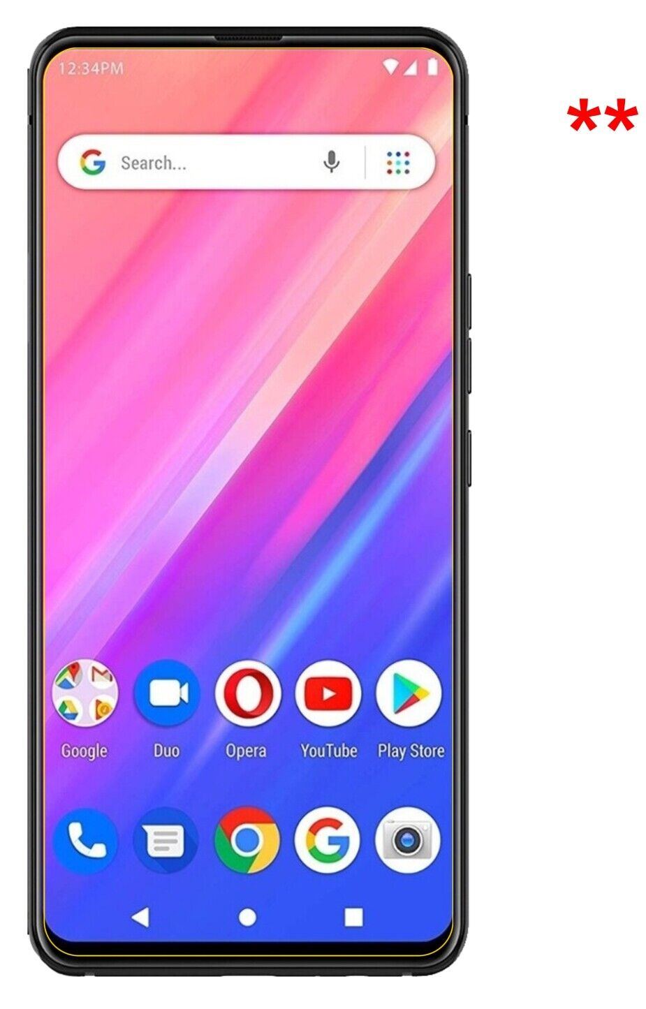 1x 9H Schutzfolie für BLU BOLD N1 Panzerfolie