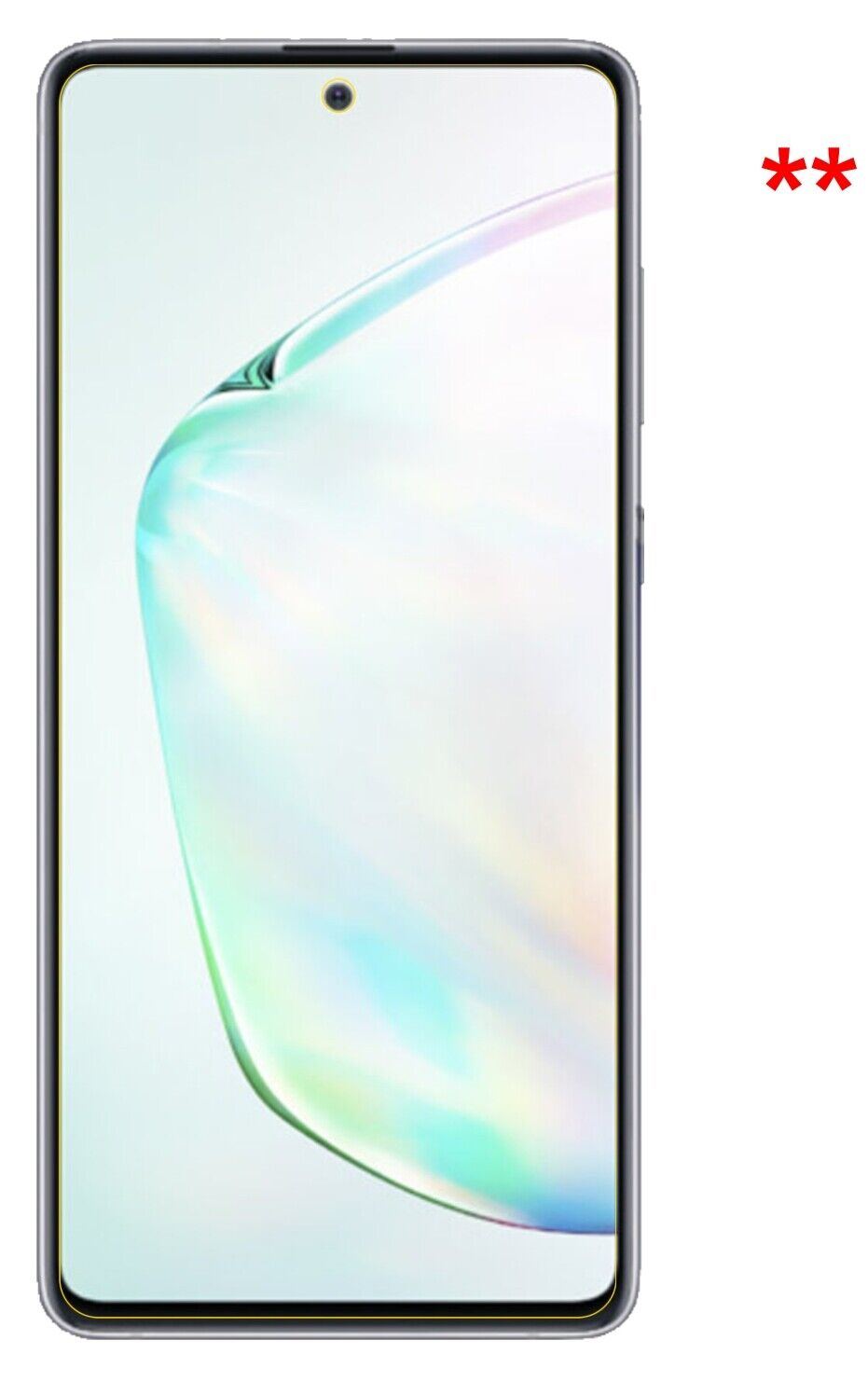 1x 9H Schutzfolie für Samsung Galaxy Note 10 Lite Panzerfolie