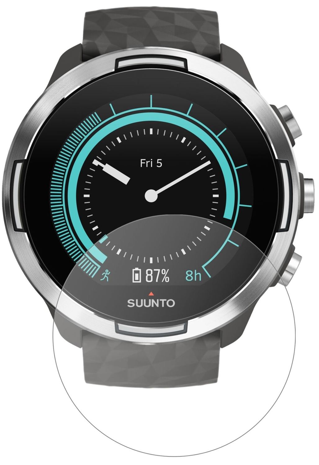 1x 9H Schutzfolie matt für Suunto 9 Panzerfolie