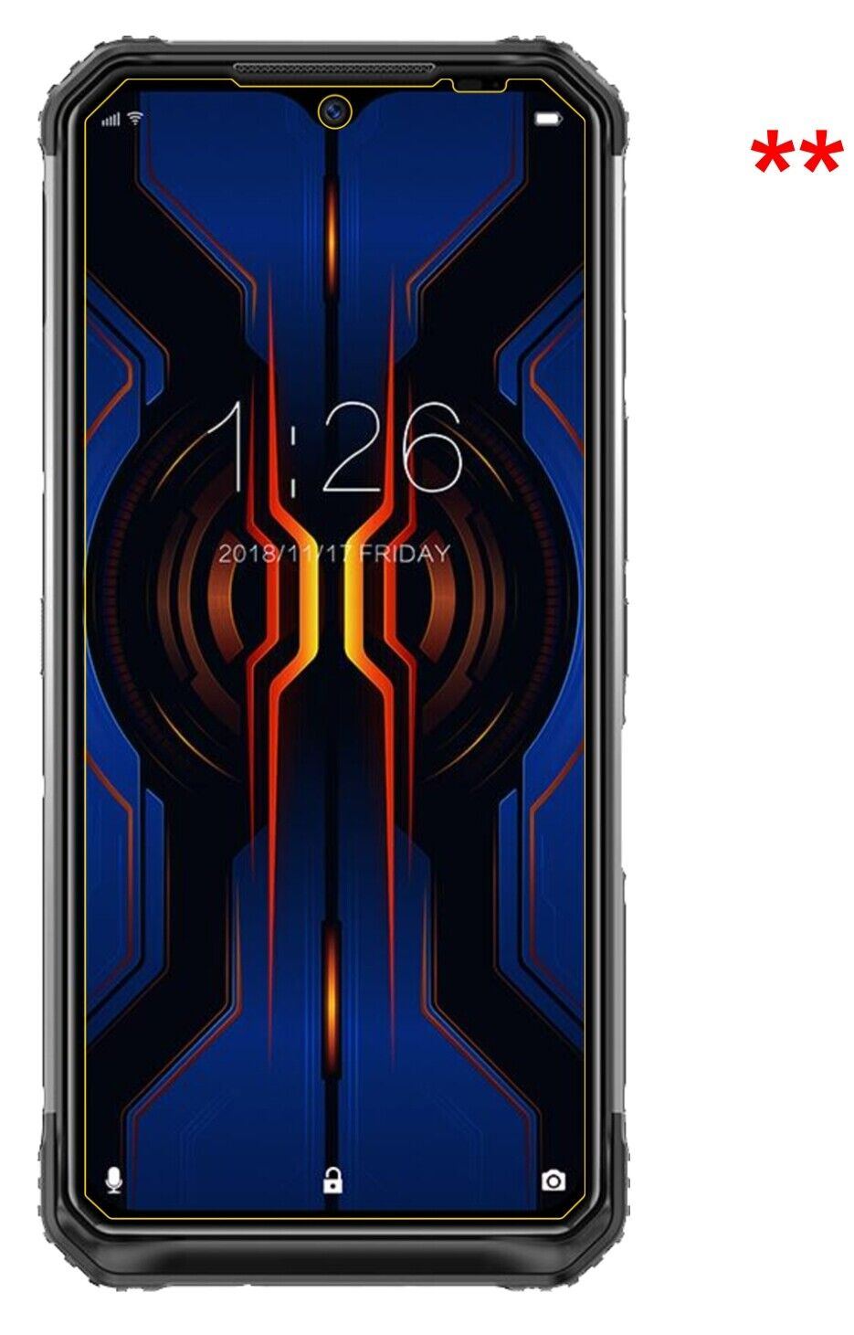 1x 9H Schutzfolie für Doogee S95 Pro Panzerfolie