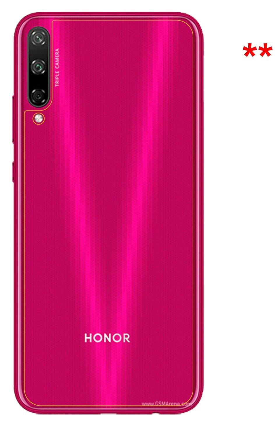 1x 9H Schutzfolie für Honor Play 3 Rückseite Panzerfolie