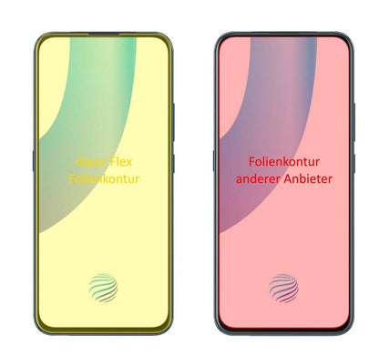 2x 3D Full Cover Schutzfolie für Vivo V17 Pro