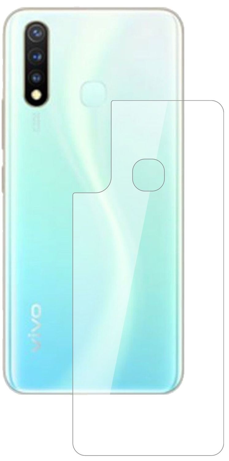 1x 9H Schutzfolie für Vivo U20 Rückseite Panzerfolie