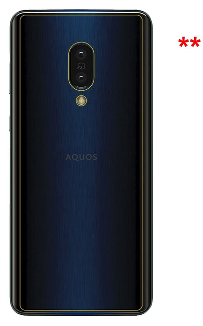 1x 9H Schutzfolie für Sharp Aquos Zero 2 Rückseite Panzerfolie