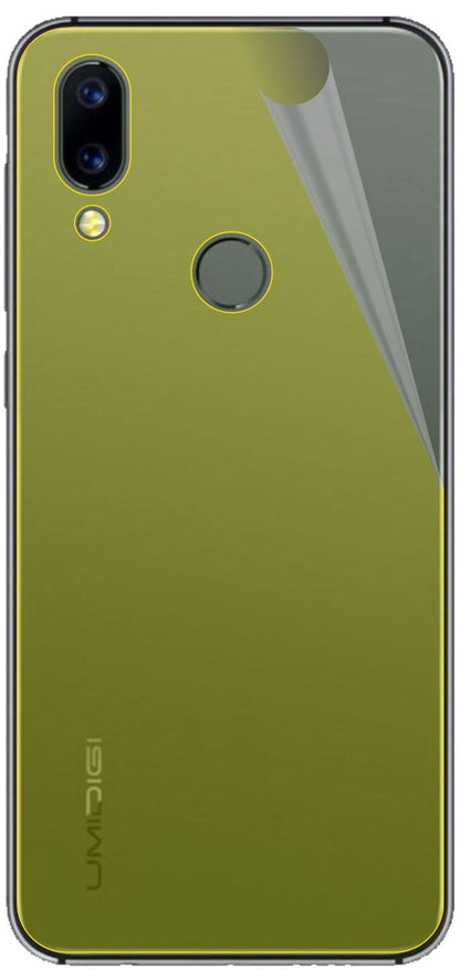 2x 3D Full Cover Schutzfolie für Umidigi A3S Rückseite