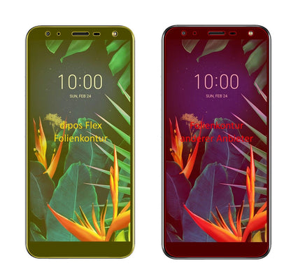 2x 3D Full Cover Schutzfolie für LG K40S