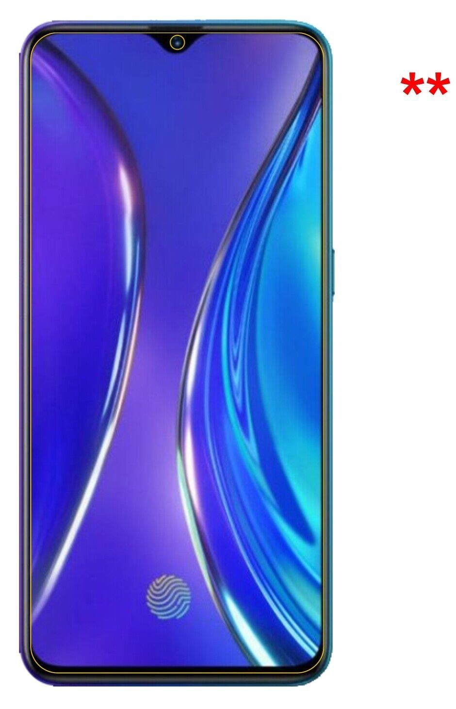 1x 9H Schutzfolie für Oppo Realme X2 Panzerfolie