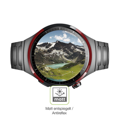 2x Full Cover Schutzfolie matt für Huawei Watch 4 Pro Space Edition
