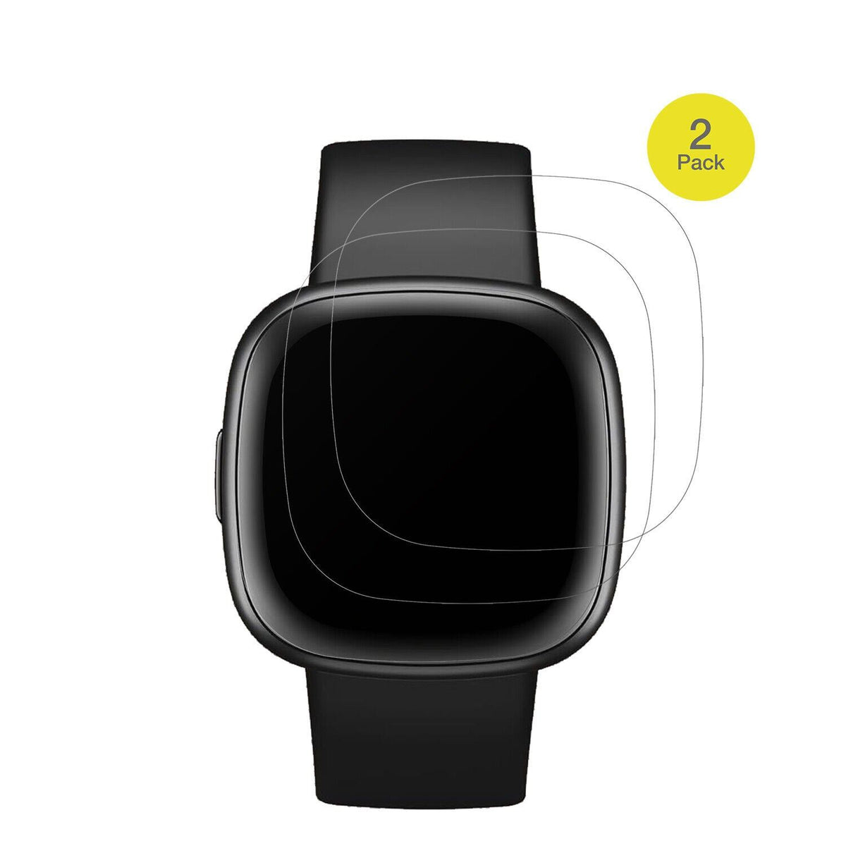 2x Full Cover Schutzfolie matt für Fitbit Versa 4