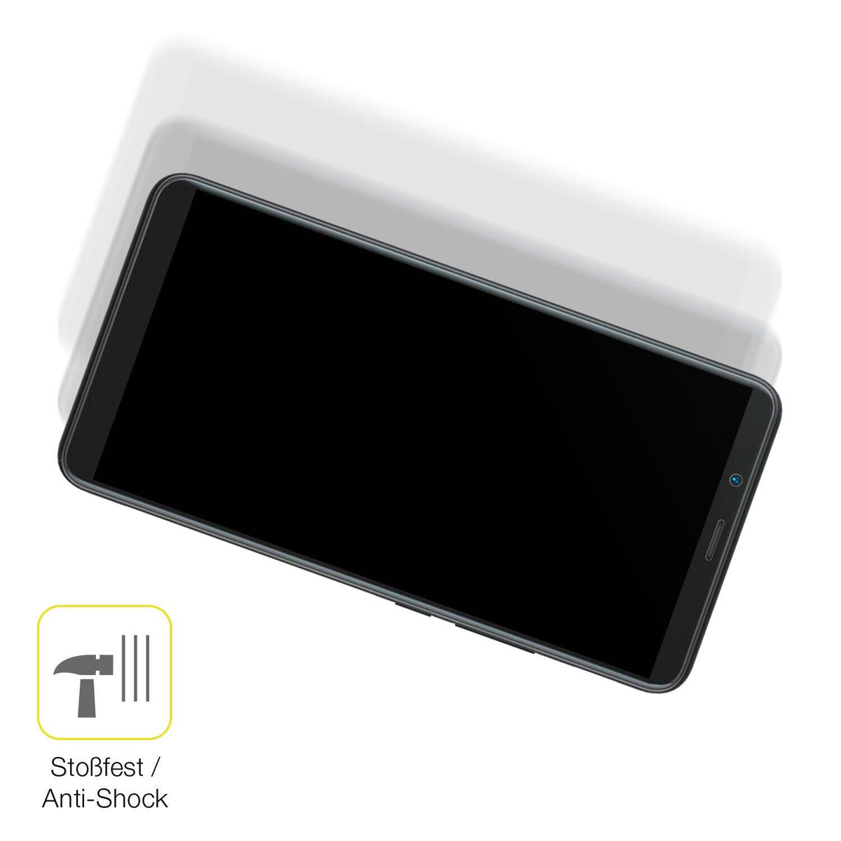 2x Full Cover Schutzfolie matt für Cubot Note 9
