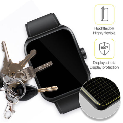 2x 3D Full Cover Schutzfolie für Oppo Watch 4 Pro