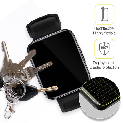 2x 3D Full Cover Schutzfolie für Realme Watch 3 Pro