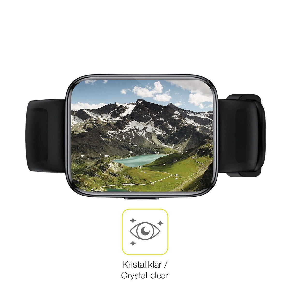 2x 3D Full Cover Schutzfolie für Realme Watch 3 Pro