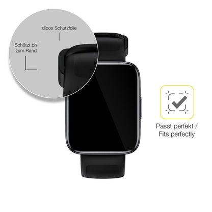 2x 3D Full Cover Schutzfolie für Realme Watch 3 Pro