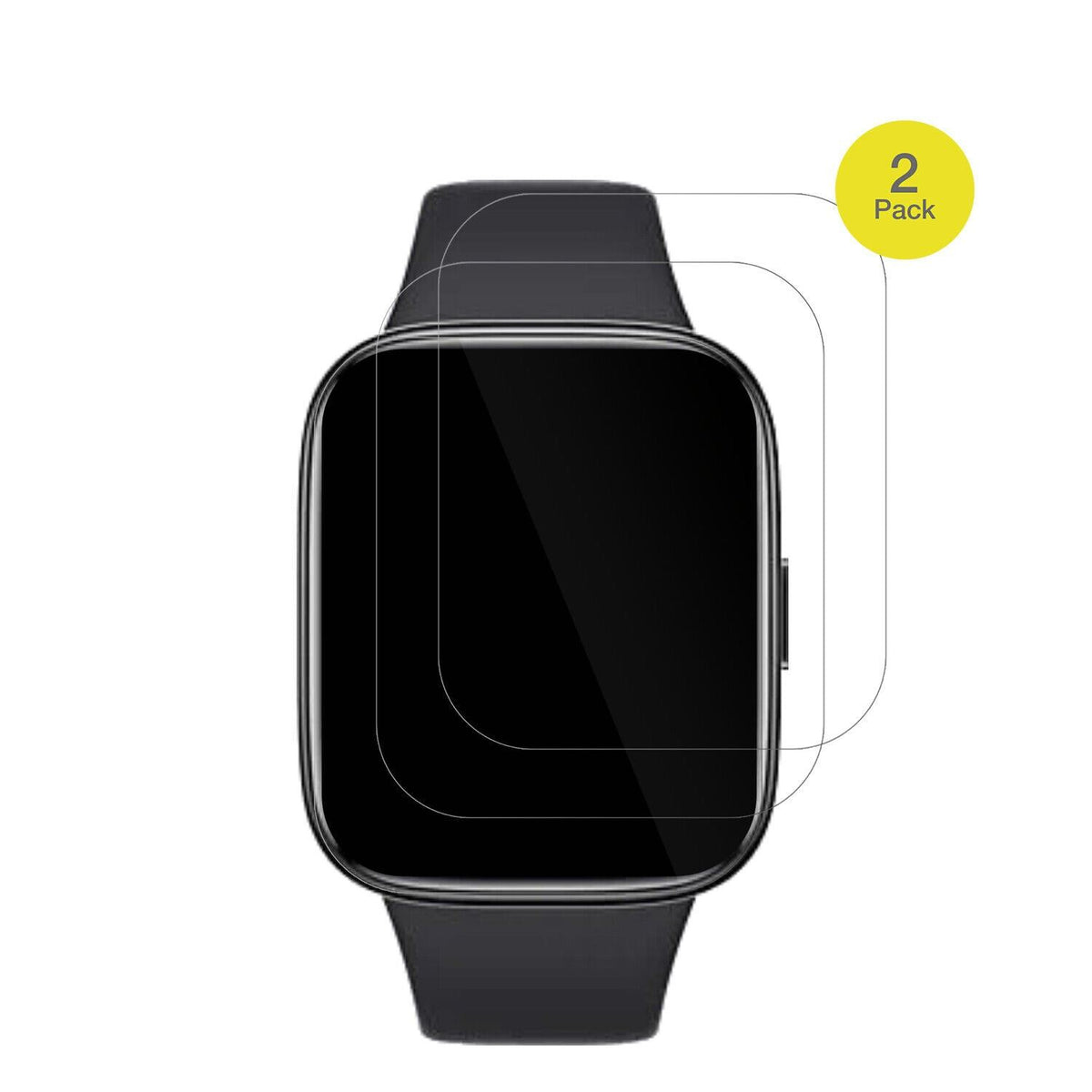 2x 3D Full Cover Schutzfolie für Xiaomi Redmi Watch 3 Active