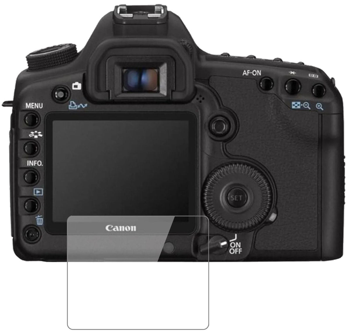 1x 9H Schutzfolie für Canon Eos 5D Mark II Panzerfolie