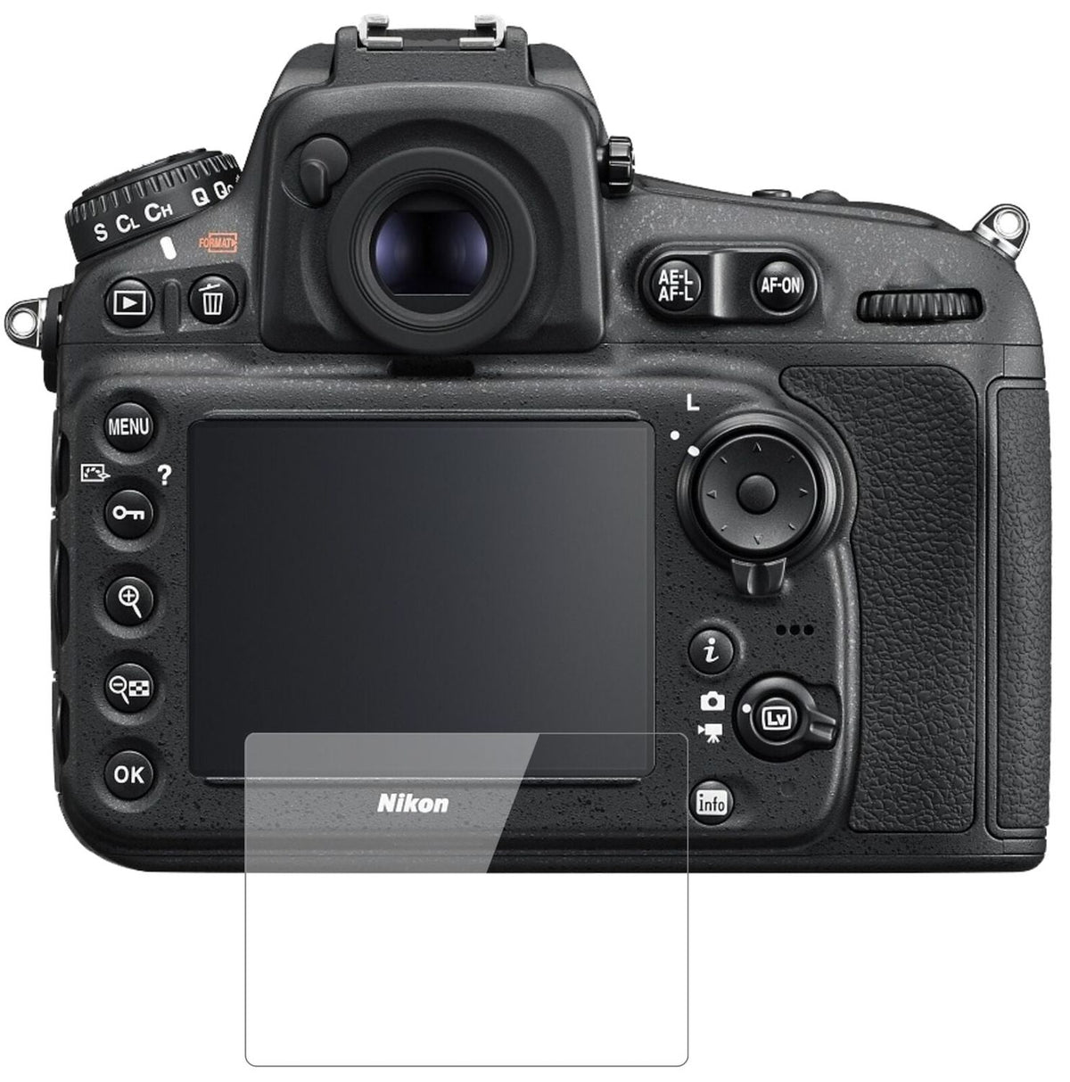 1x 9H Schutzfolie für Nikon D810A Panzerfolie