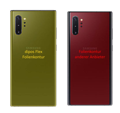 2x 3D Full Cover Schutzfolie für Samsung Galaxy Note 10 Plus Rückseite