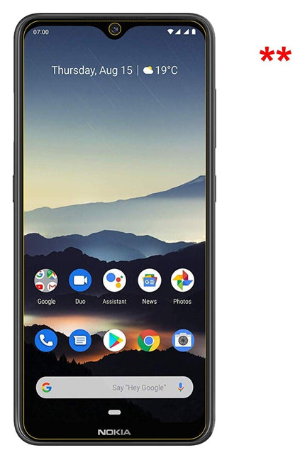 1x 9H Schutzfolie matt für Nokia 46060 Panzerfolie