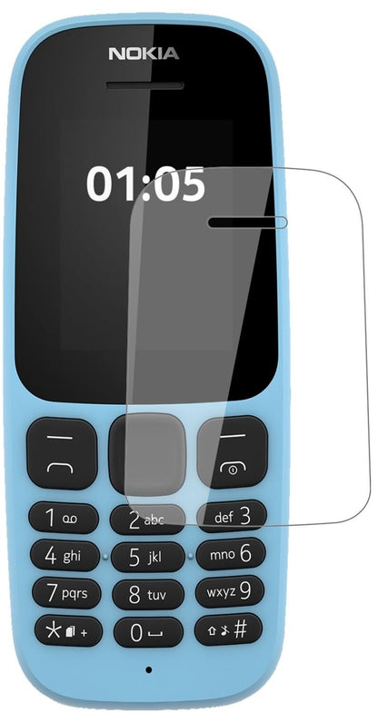 1x 9H Schutzfolie für Nokia 105 (2019) Panzerfolie