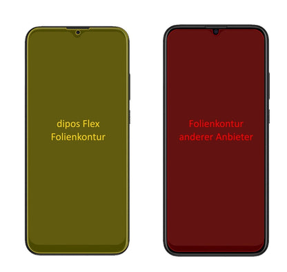 2x 3D Full Cover Schutzfolie für HTC Wildfire E3