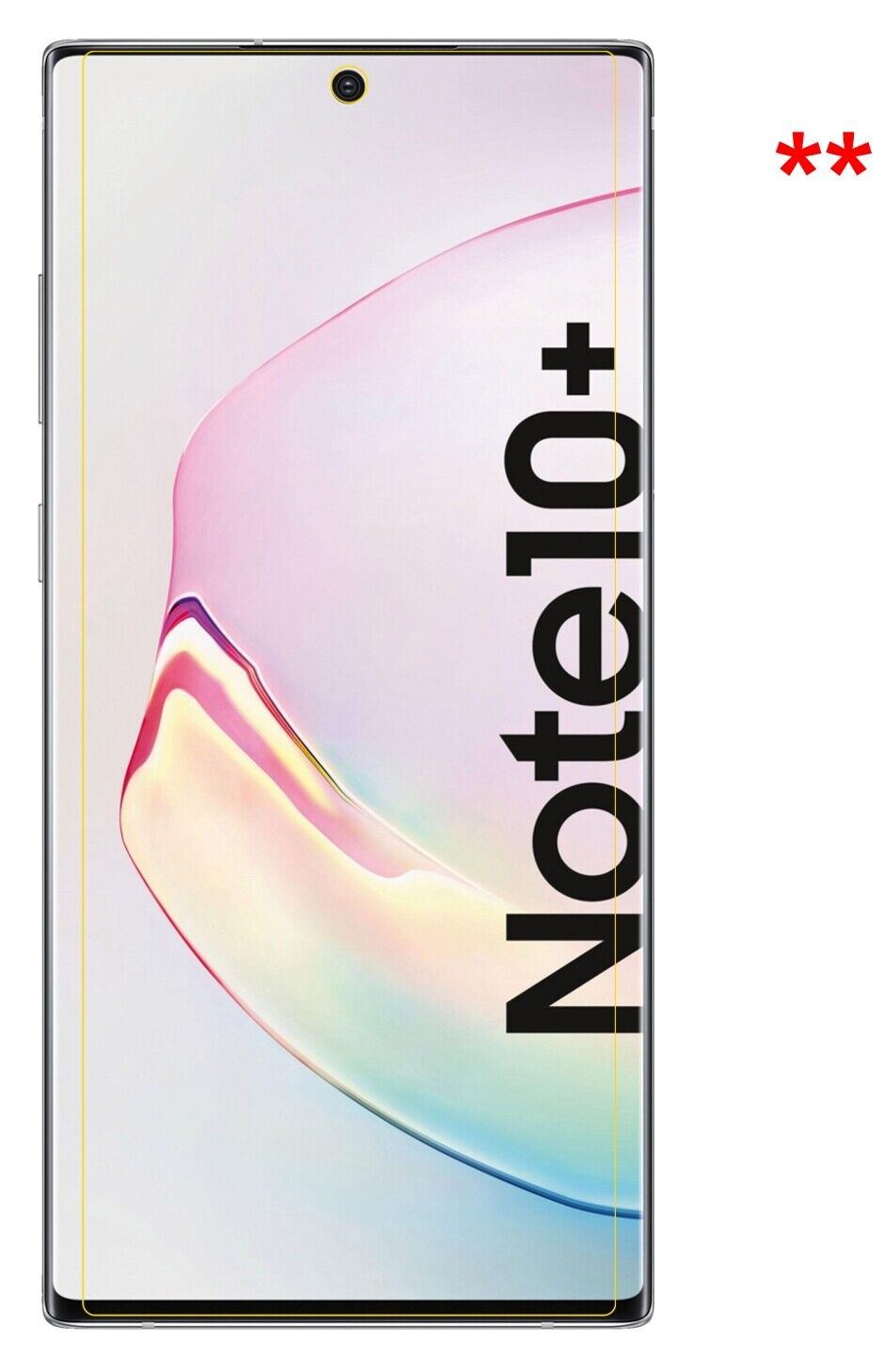 1x 9H Schutzfolie für Samsung Galaxy Note 10 Plus Panzerfolie