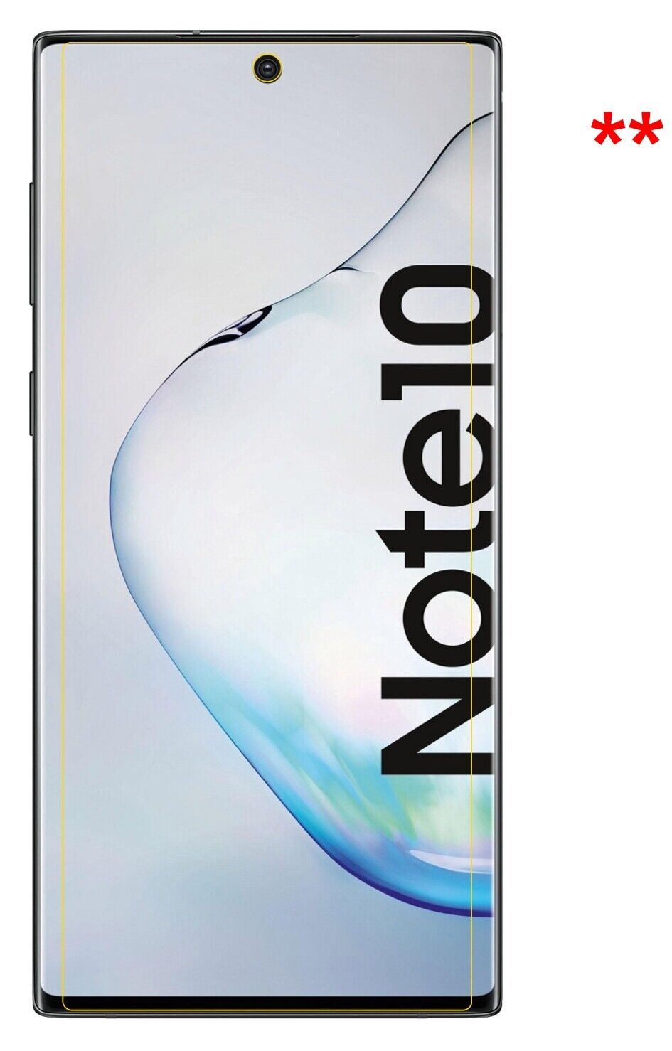 1x 9H Schutzfolie für Samsung Galaxy Note 10 Panzerfolie
