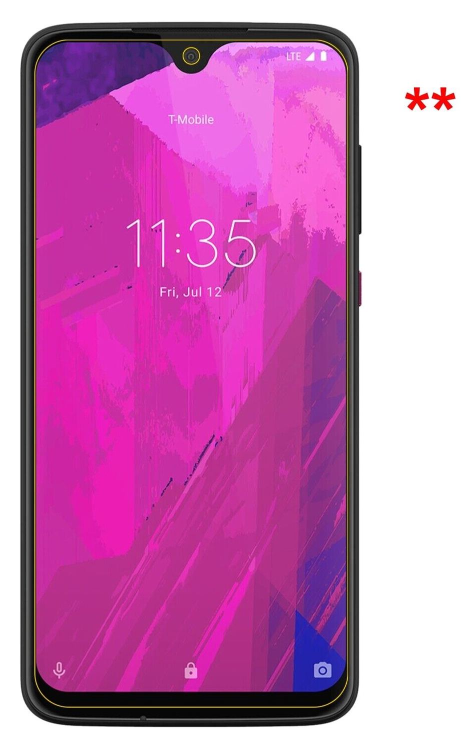 1x 9H Schutzfolie für T-Mobile Revvlry Plus Panzerfolie