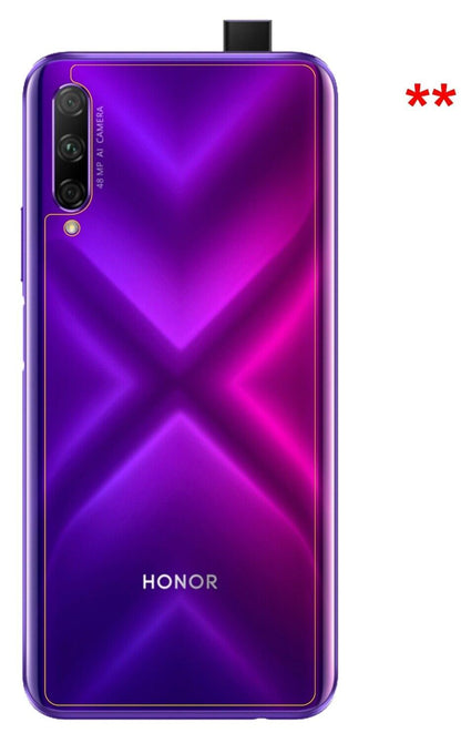 1x 9H Schutzfolie matt für Honor 9X Rückseite Panzerfolie