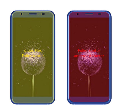 2x 3D Full Cover Schutzfolie für Doogee X50L