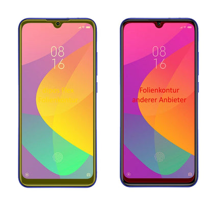 2x 3D Full Cover Schutzfolie für Xiaomi Mi A3