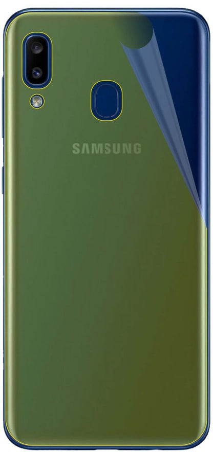 2x 3D Full Cover Schutzfolie für Samsung Galaxy A20 Rückseite