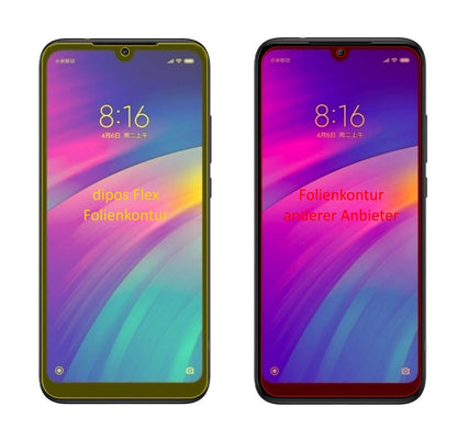 2x 3D Full Cover Schutzfolie für Xiaomi Redmi 7