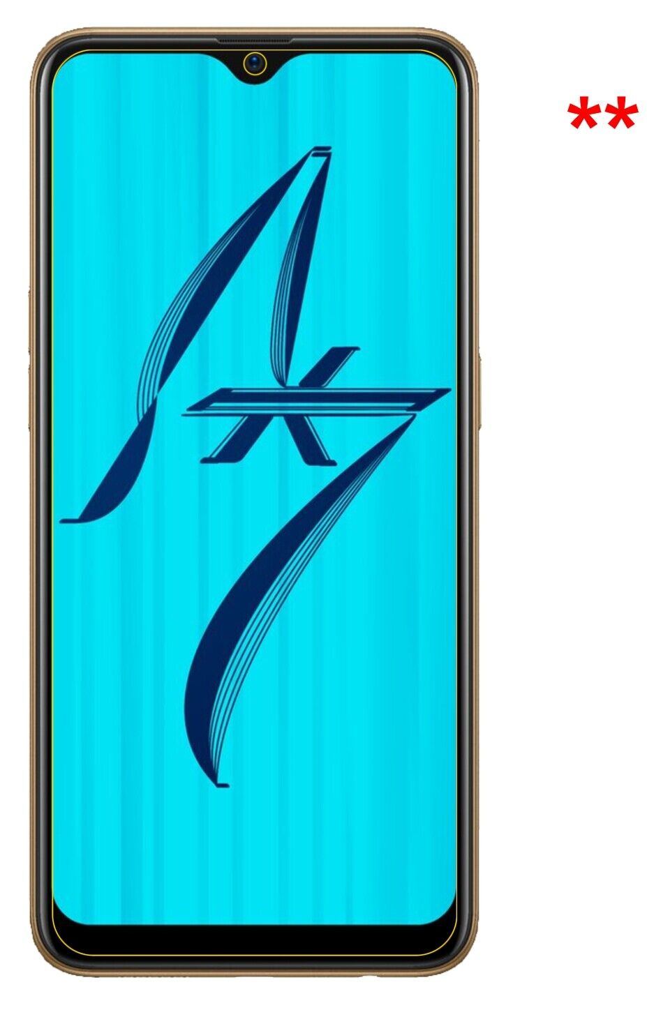 1x 9H Schutzfolie für Oppo AX7 Panzerfolie
