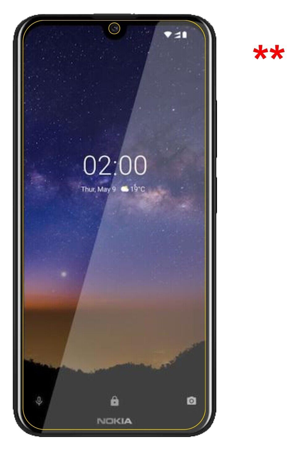 1x 9H Schutzfolie matt für Nokia 46055 Panzerfolie
