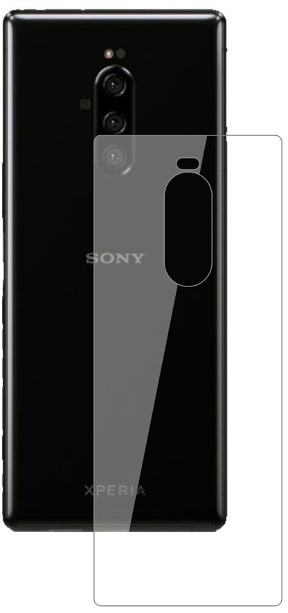 1x 9H Schutzfolie für Sony Xperia 1 Rückseite Panzerfolie