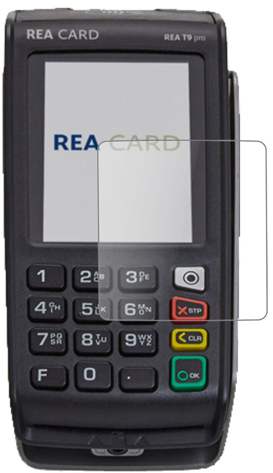 1x 9H Schutzfolie matt für REA CARD T9 pro Terminal Panzerfolie
