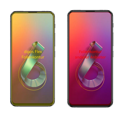 2x 3D Full Cover Schutzfolie für Asus Zenfone 6 (ZS630KL)