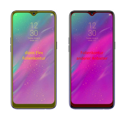 2x 3D Full Cover Schutzfolie für Oppo Realme 3 Pro
