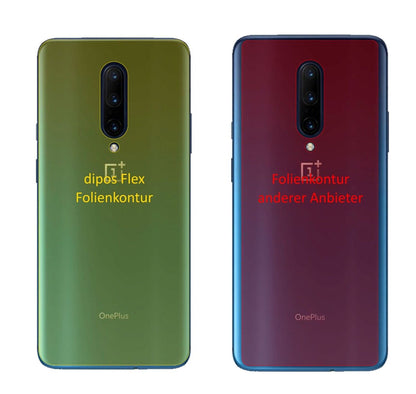 2x 3D Full Cover Schutzfolie für OnePlus 7 Pro Rückseite