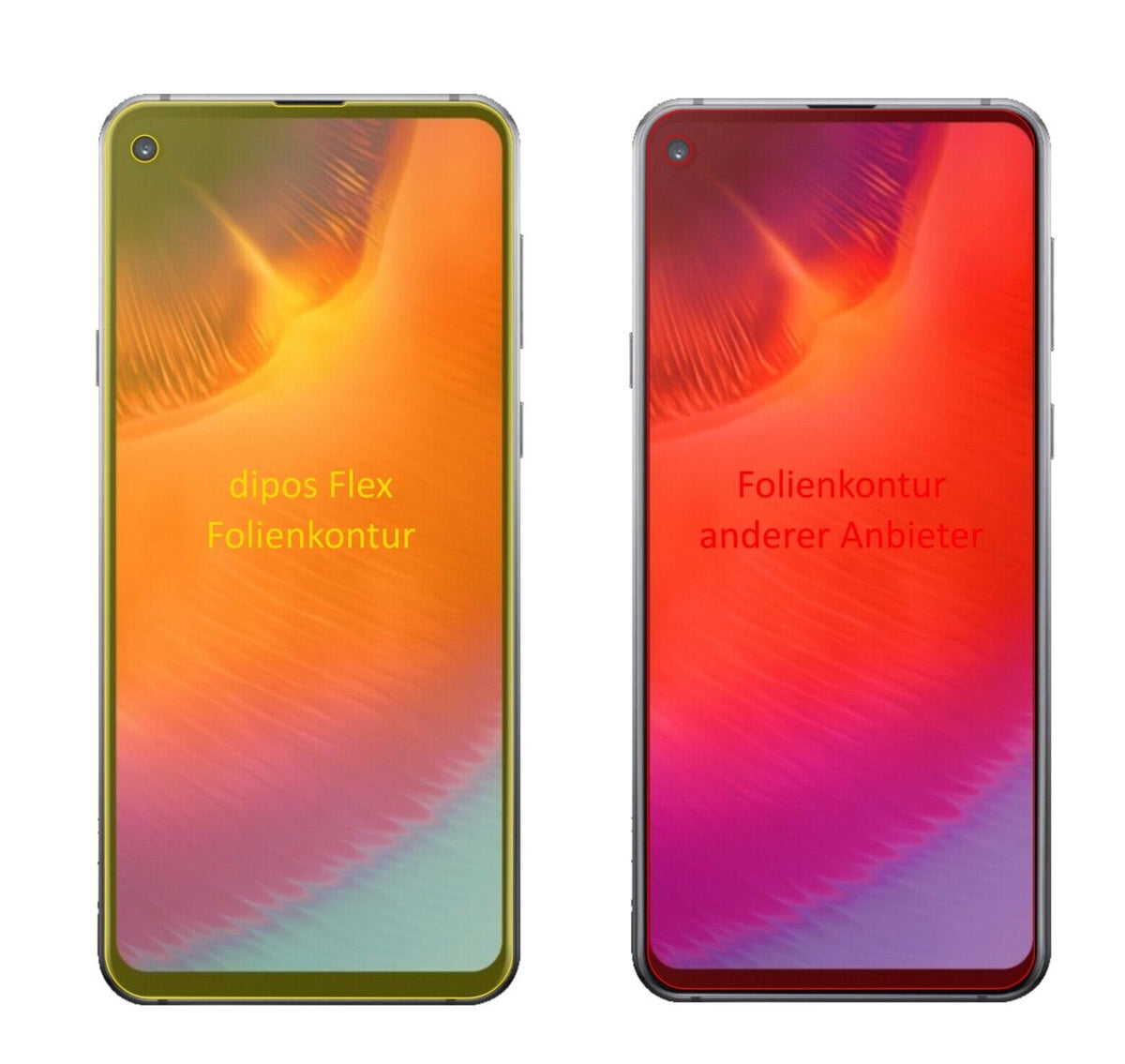 2x 3D Full Cover Schutzfolie für Samsung Galaxy A9 Pro (2019)