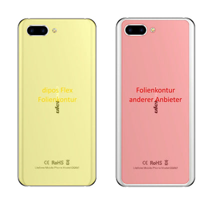 2x 3D Full Cover Schutzfolie für Ulefone T2 Pro Rückseite
