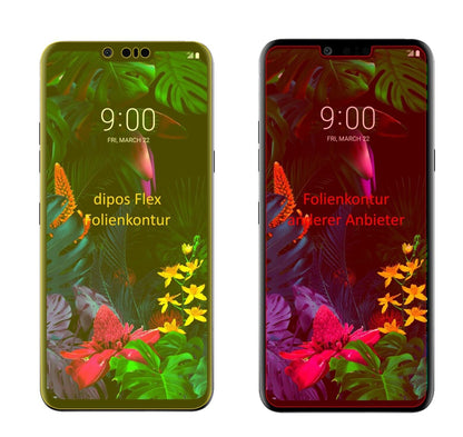 2x 3D Full Cover Schutzfolie für LG G8 ThinQ