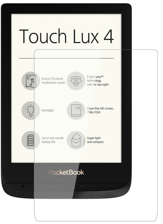 1x 9H Schutzfolie für PocketBook Touch Lux 4 Panzerfolie