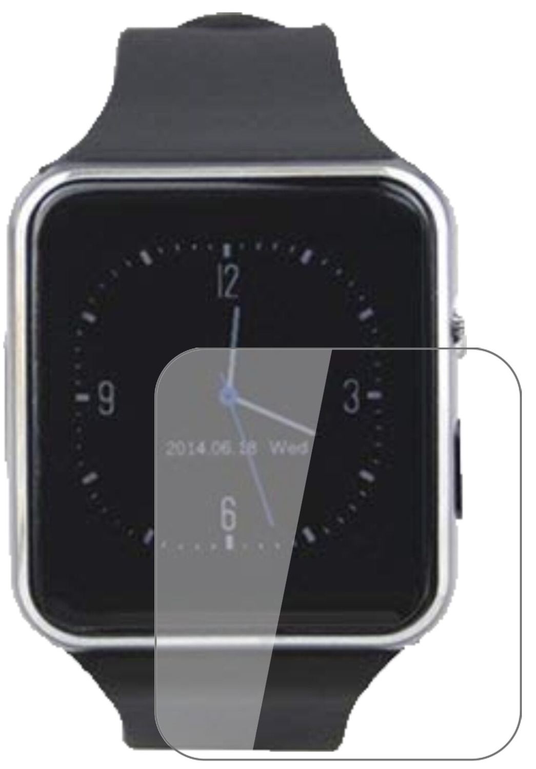 1x 9H Schutzfolie für Tagobee TB01 Smartwatch Panzerfolie