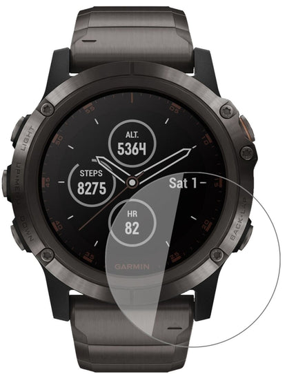 1x 9H Schutzfolie für Garmin fenix 5 Plus (47mm) Panzerfolie